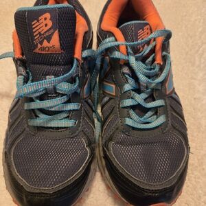 New Balance Navy and Orange Sneakers